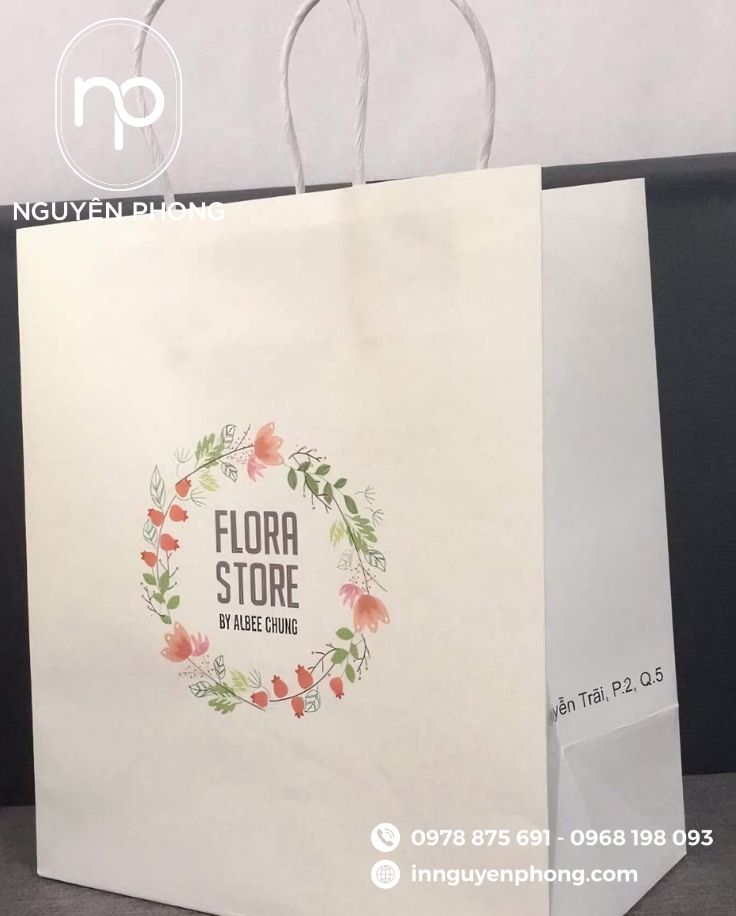 Mẫu túi giấy đựng áo dài đẹp 